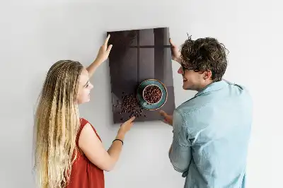 Magnetická kreslicí tabule kávová zrna