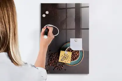 Magnetická kreslicí tabule kávová zrna