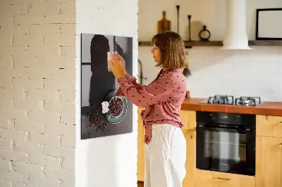 Magnetická kreslicí tabule kávová zrna