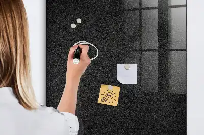 Magnetická psací tabule tmavá skála