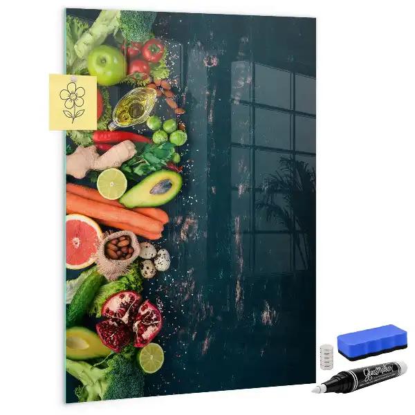 Magnetická kreslící tabule v provedení veganský stůl