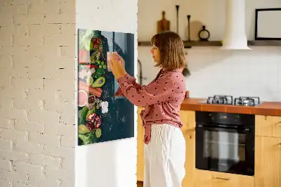 Magnetická kreslící tabule v provedení veganský stůl