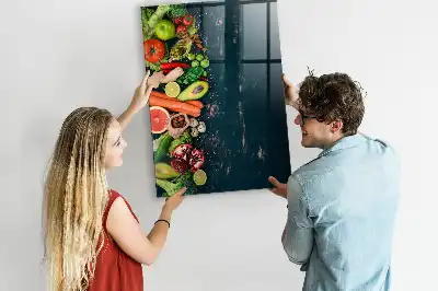 Magnetická kreslící tabule v provedení veganský stůl