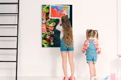 Magnetická kreslící tabule v provedení veganský stůl