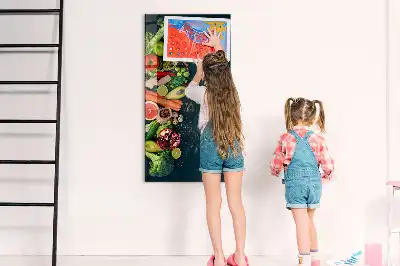 Magnetická kreslící tabule v provedení veganský stůl