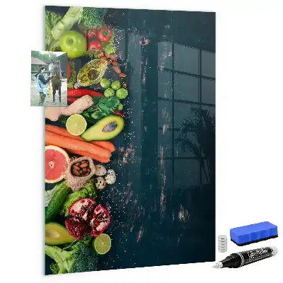 Magnetická kreslící tabule v provedení veganský stůl