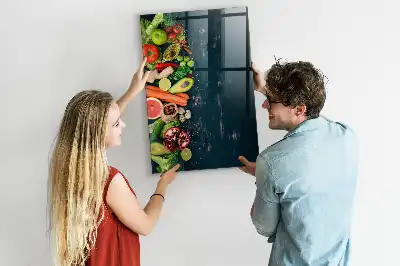 Magnetická kreslící tabule v provedení veganský stůl
