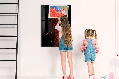 Magnetická psací tabule s motivem pálivých papriček
