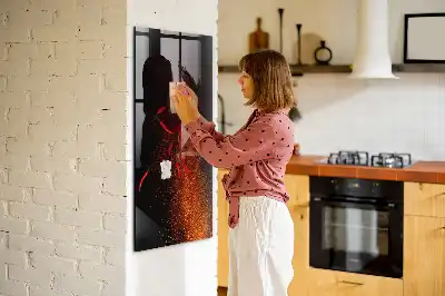 Magnetická psací tabule s motivem pálivých papriček