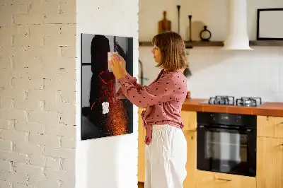 Magnetická psací tabule s motivem pálivých papriček