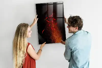 Magnetická psací tabule s motivem pálivých papriček