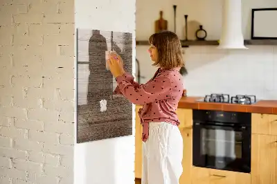 Magnetická kreslící tabule ze dřeva