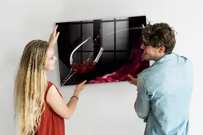 Magnetická popisovací tabule víno