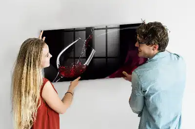 Magnetická popisovací tabule víno