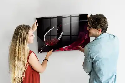 Magnetická popisovací tabule víno