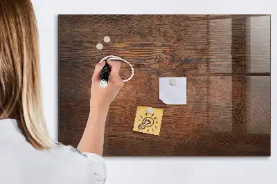 Magnetická tabule na kreslení v dekoru staré dřevo