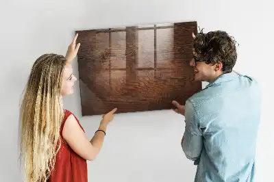 Magnetická tabule na kreslení v dekoru staré dřevo