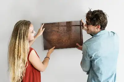 Magnetická tabule na kreslení v dekoru staré dřevo