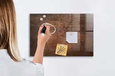 Magnetická tabule na kreslení v dekoru staré dřevo