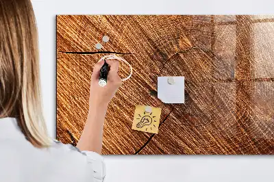 Magnetická popisovací tabule dekorativní dřevěný vzhled