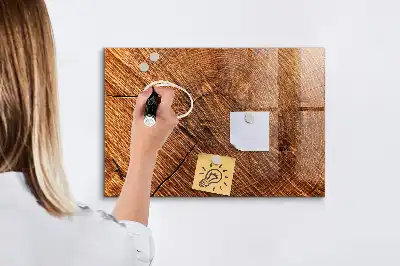 Magnetická popisovací tabule dekorativní dřevěný vzhled