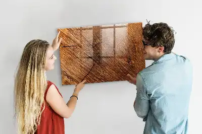 Magnetická popisovací tabule dekorativní dřevěný vzhled