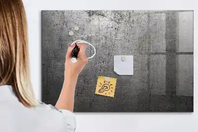 Magnetická popisovací tabule kovová zeď