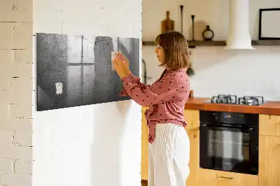 Magnetická popisovací tabule kovová zeď