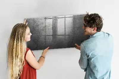 Magnetická popisovací tabule kovová zeď