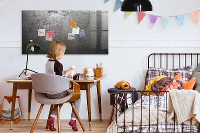 Magnetická popisovací tabule kovová zeď