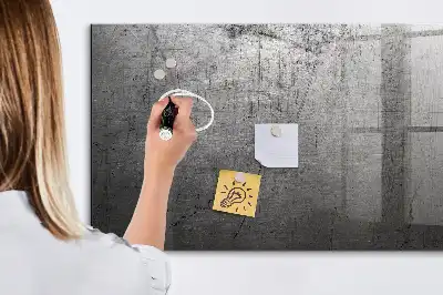 Magnetická popisovací tabule kovová zeď