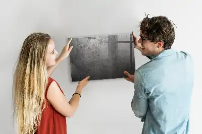 Magnetická popisovací tabule kovová zeď