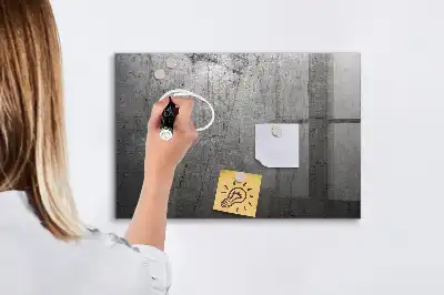 Magnetická popisovací tabule kovová zeď