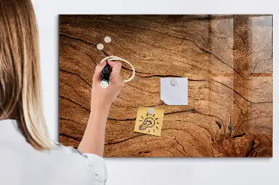 Magnetická kreslicí tabule ve vzhledu starého dřeva