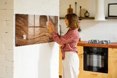 Magnetická kreslicí tabule ve vzhledu starého dřeva
