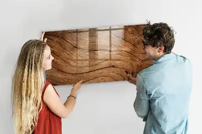 Magnetická kreslicí tabule ve vzhledu starého dřeva