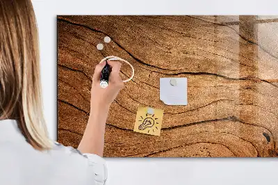 Magnetická kreslicí tabule ve vzhledu starého dřeva
