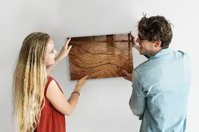 Magnetická kreslicí tabule ve vzhledu starého dřeva