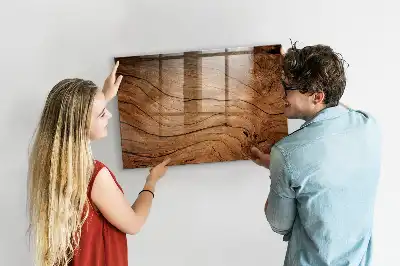 Magnetická kreslicí tabule ve vzhledu starého dřeva