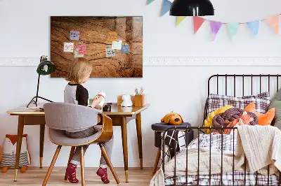 Magnetická kreslicí tabule ve vzhledu starého dřeva