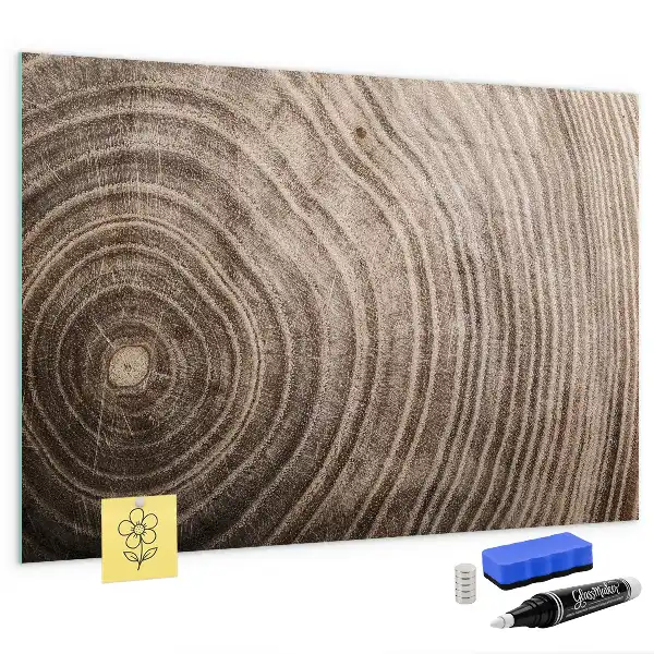 Magnetická tabule na kreslení motiv kmen stromu