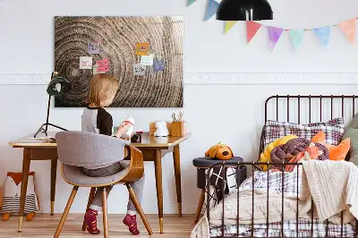 Magnetická tabule na kreslení motiv kmen stromu