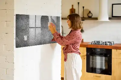 Magnetická tabule na kreslení industriální vzhled