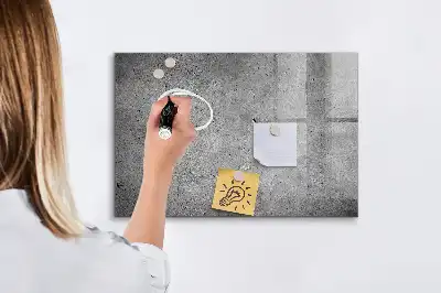 Magnetická tabule na kreslení industriální vzhled
