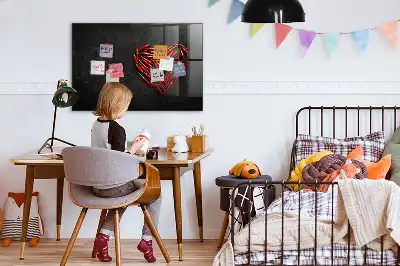 Magnetická popisovací tabule ve tvaru srdce z papriček