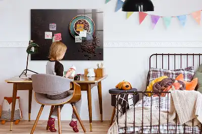 Magnetická popisovací tabule šálek kávy
