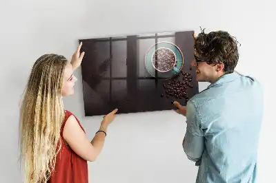 Magnetická popisovací tabule šálek kávy