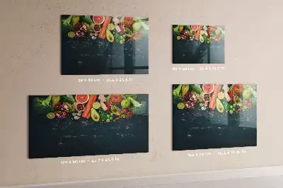 Magnetická popisovací tabule zelenina na stole
