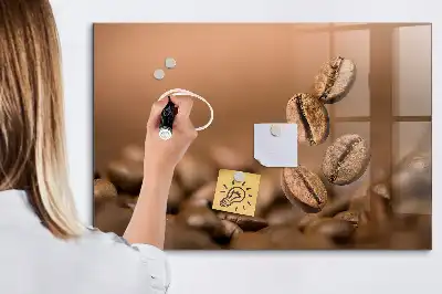 Magnetická popisovací tabule kávová zrna