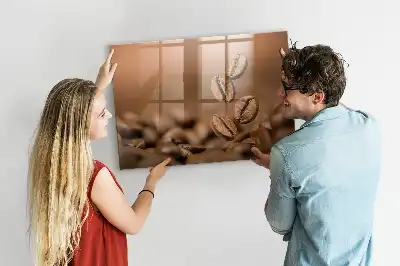 Magnetická popisovací tabule kávová zrna